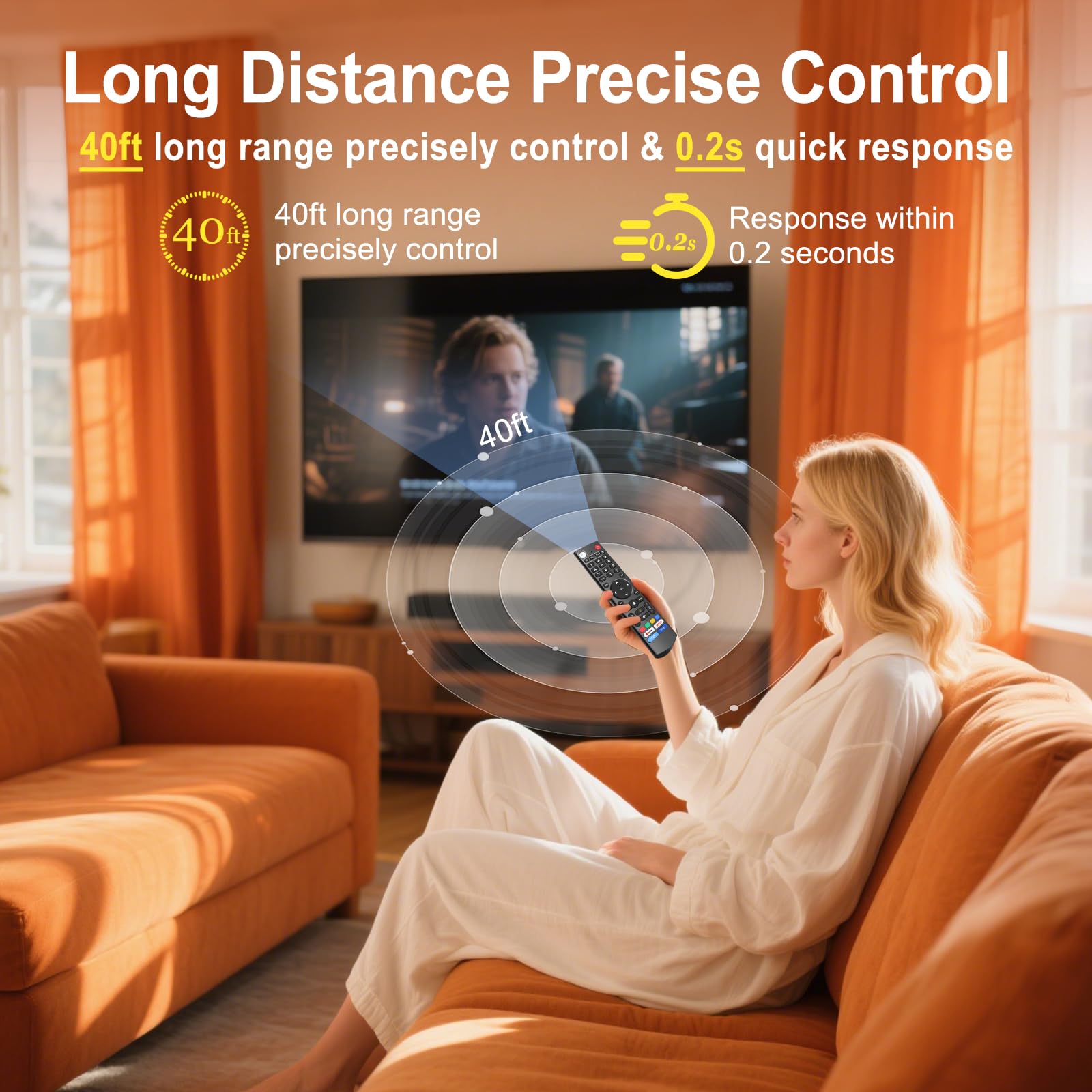 Mando a distancia de voz V3 Pro compatible con vSeeBox V1, V1 Pro, V2, V2 Pro, V3 Pro, V5 Pro, V3 Plus, V1 Max, Elite, Max
