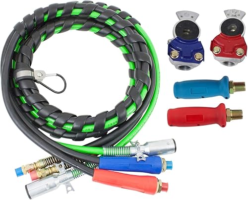 Miniatura 6 de Mytee Products - Manguera de aire de goma 3 en 1, cable eléctrico manguera envuelta en aire comprimido