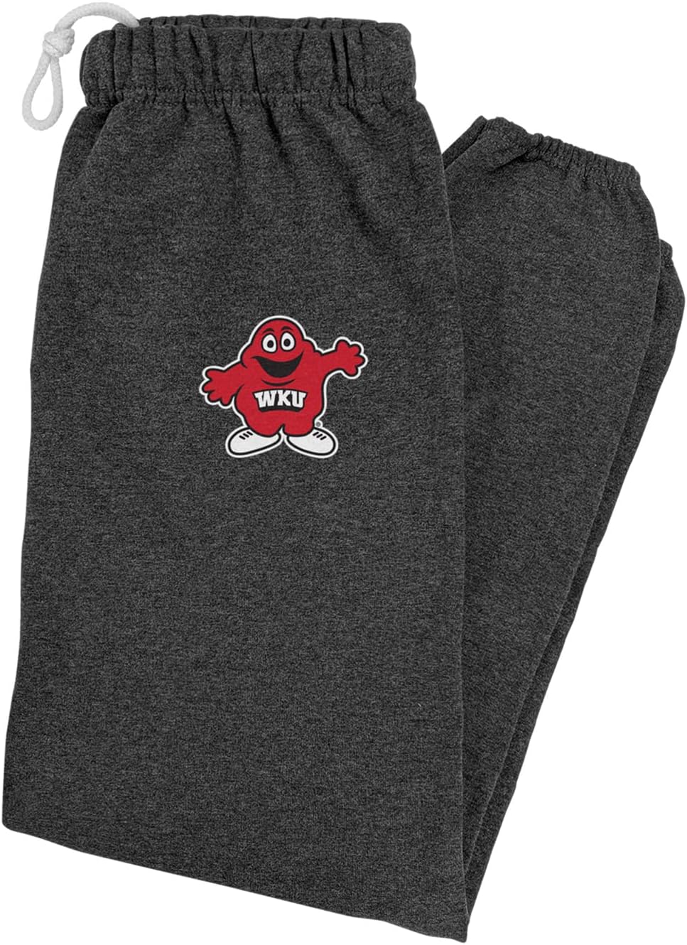 LOGOVISION Western Kentucky University School Logo Mens Jogger Sweatpants, Charcoal Heather, XX-Large