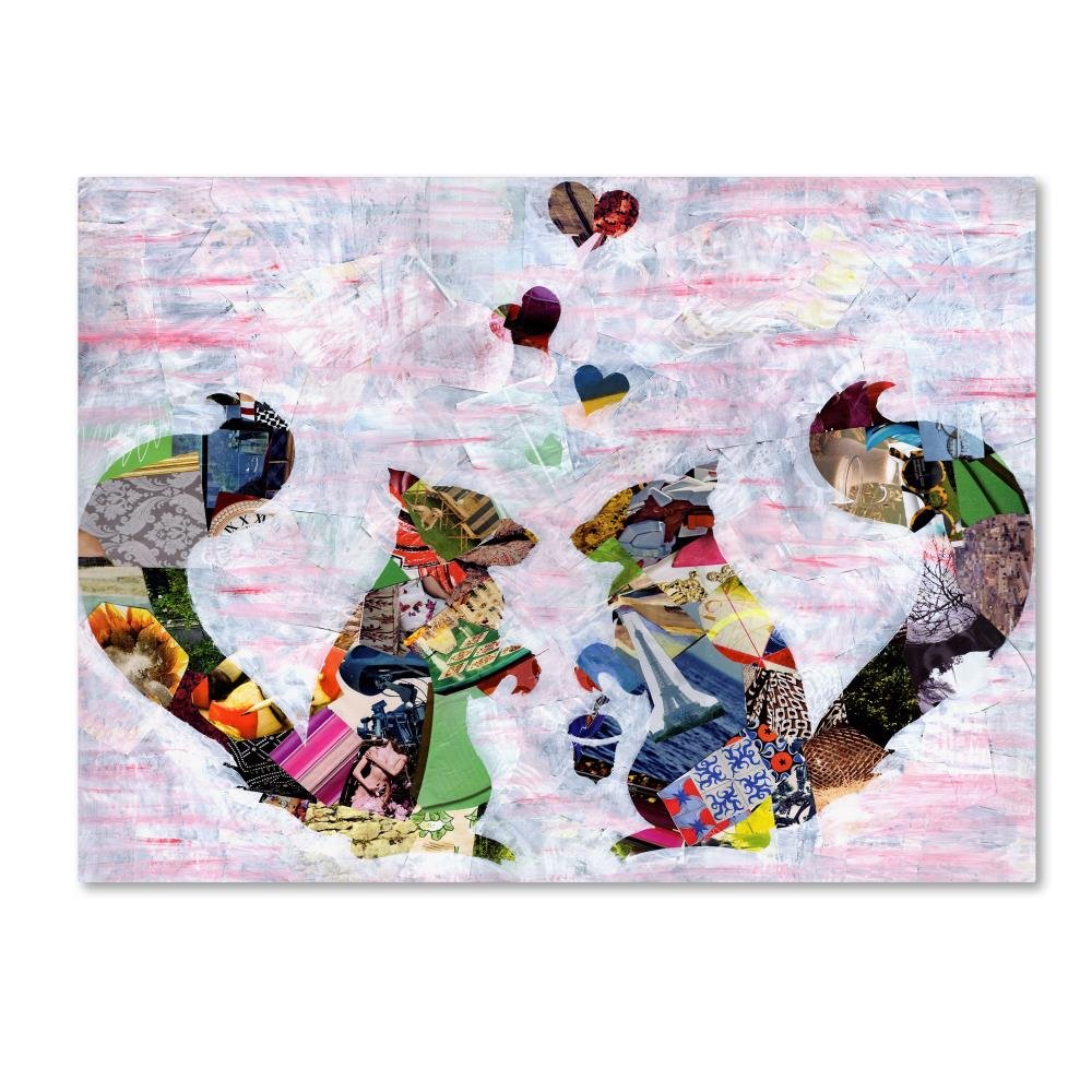 Squirrels by Artpoptart, 18x24-Inch Canvas Wall Art