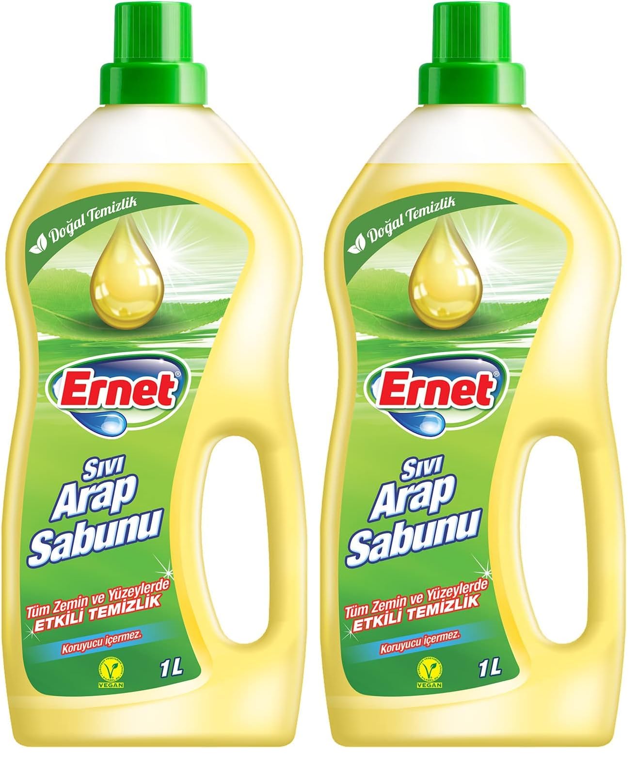 Ernet Temizlik Için Arap Sabunu 1000 ml (2 paketi)