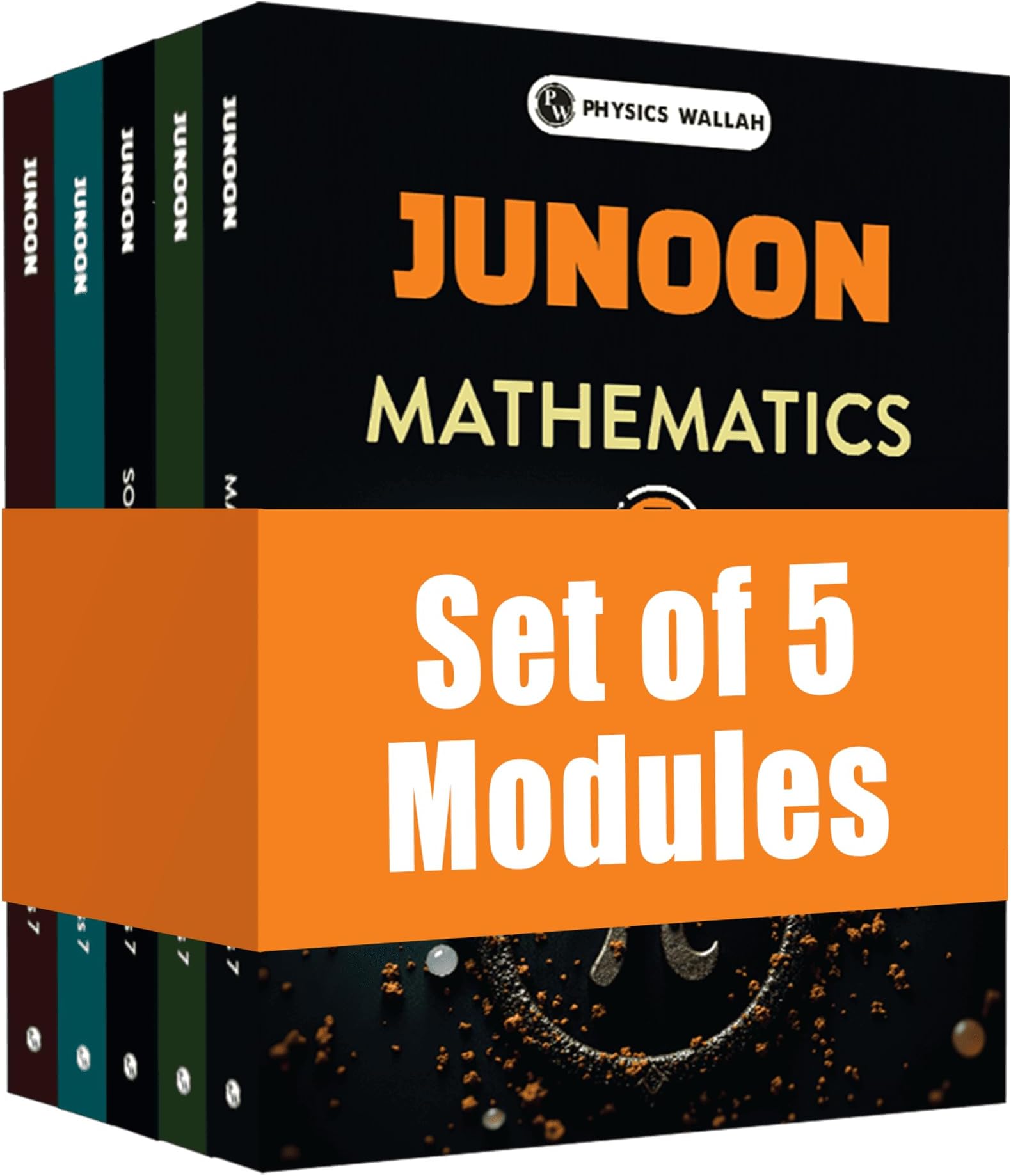 PW Junoon For Class 7 Science, Mathematics, Social Science, English, MAT Combo Set of 5 Books (2025 Edition) [Paperback] PW
