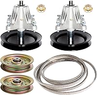 Vista 14 de 918-04822 Conjunto de husillo de repuesto OEM 918-04822A 618-04822 918-04889 30-8001 compatible con cubiertas de 42 pulgadas Cub Cad et MTD Troy-B