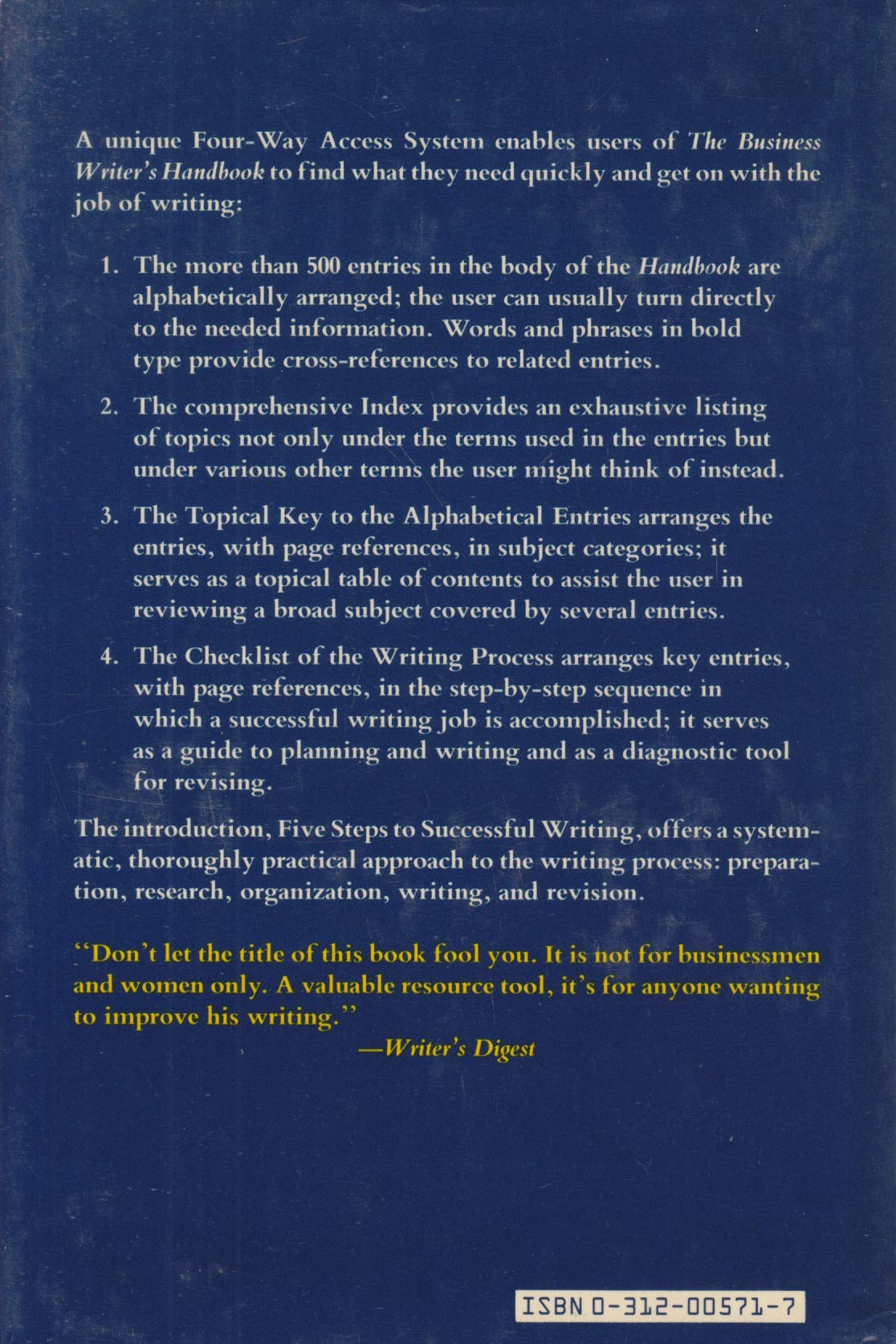 The business writer's handbook