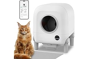 Self Cleaning Litter Box: Odorless, Giant Capacity, App-Controlled Automatic Cat Litter Box