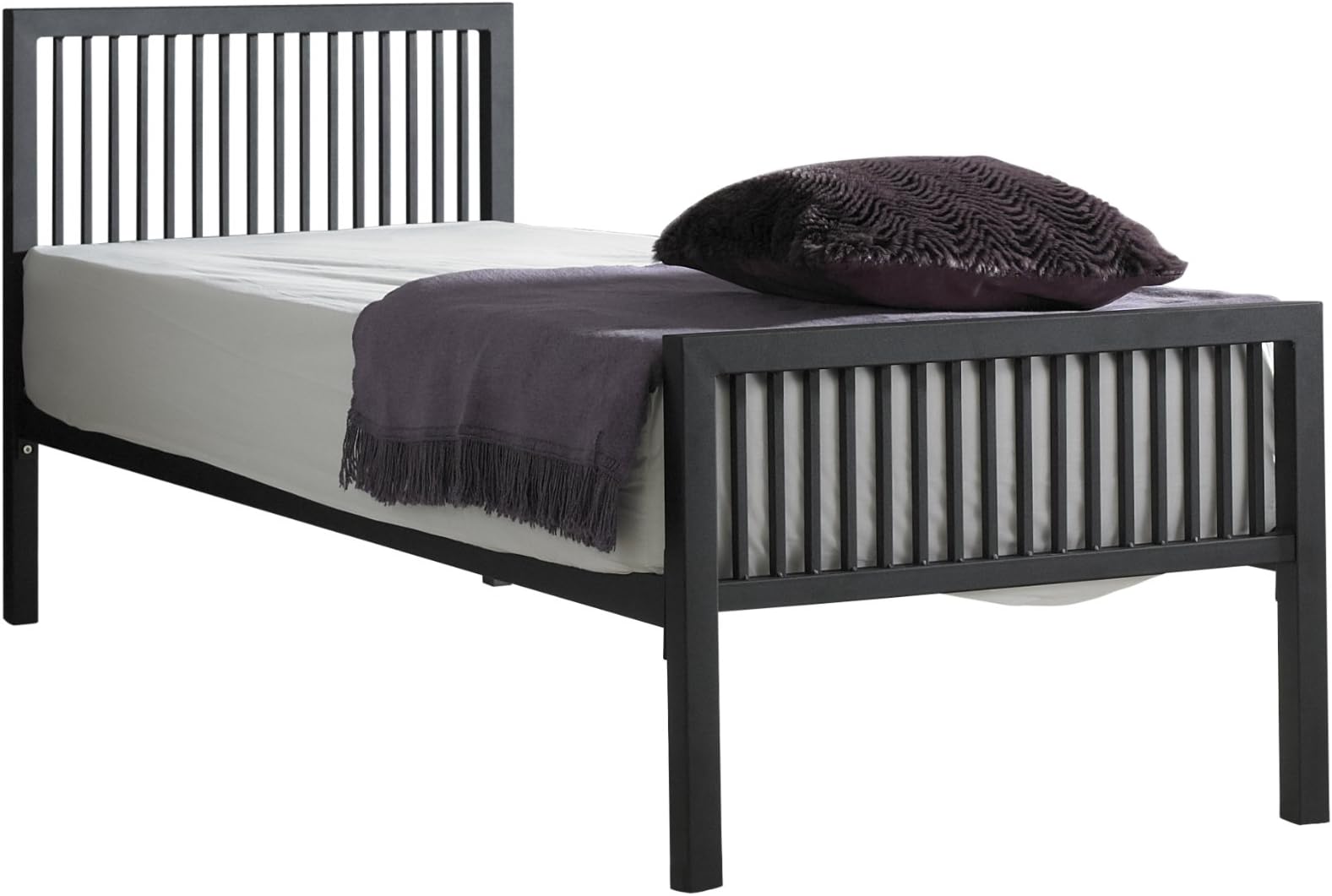 Lawrence Furniture Ltd Boston small single bed frame (2ft6) Black