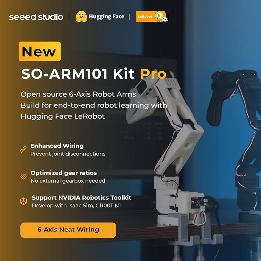 Amazon.com: AI Robotic Arm Kit with Servo Motors – LeRobot