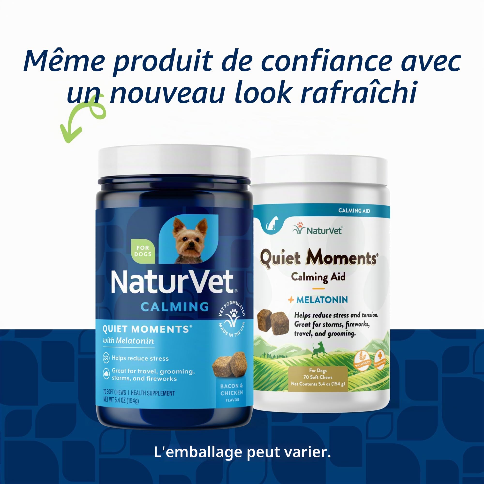 NaturVet – Quiet Moments – Aide apaisante pour Chats – Aide à réduire Le Stress et favoriser la Relaxation – Idéal pour Les tempêtes, Les Feux d'artifice, Les Voyages et Le toilettage – 70 friandises