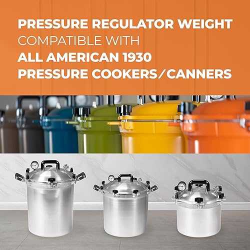 Miniatura 2 de Tubo de ventilación para regulador de presión de reemplazo de peso para todos los estadounidenses 21.5qt, 30qt, 41qt olla a presión/lata, piezas de