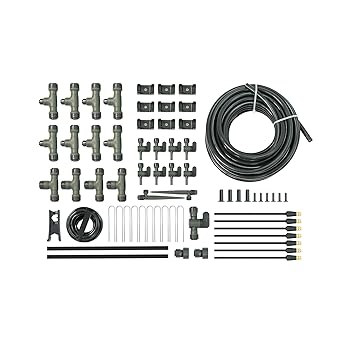 Vego Garden Irrigation Kit - Drip Irrigation System for Raised Garden Beds, Efficient Watering Solution for Vegetables, Flowers, and Plants, Easy DIY Installation M