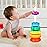 LBAIBB Spin Stack Toys,Baby Spinning Toy ABS Plastic and Color Rainbow Design,Focus on Children Educational and Interactive Learning\'s Stack Toys, Suitable for Gifts for Boys and Girls