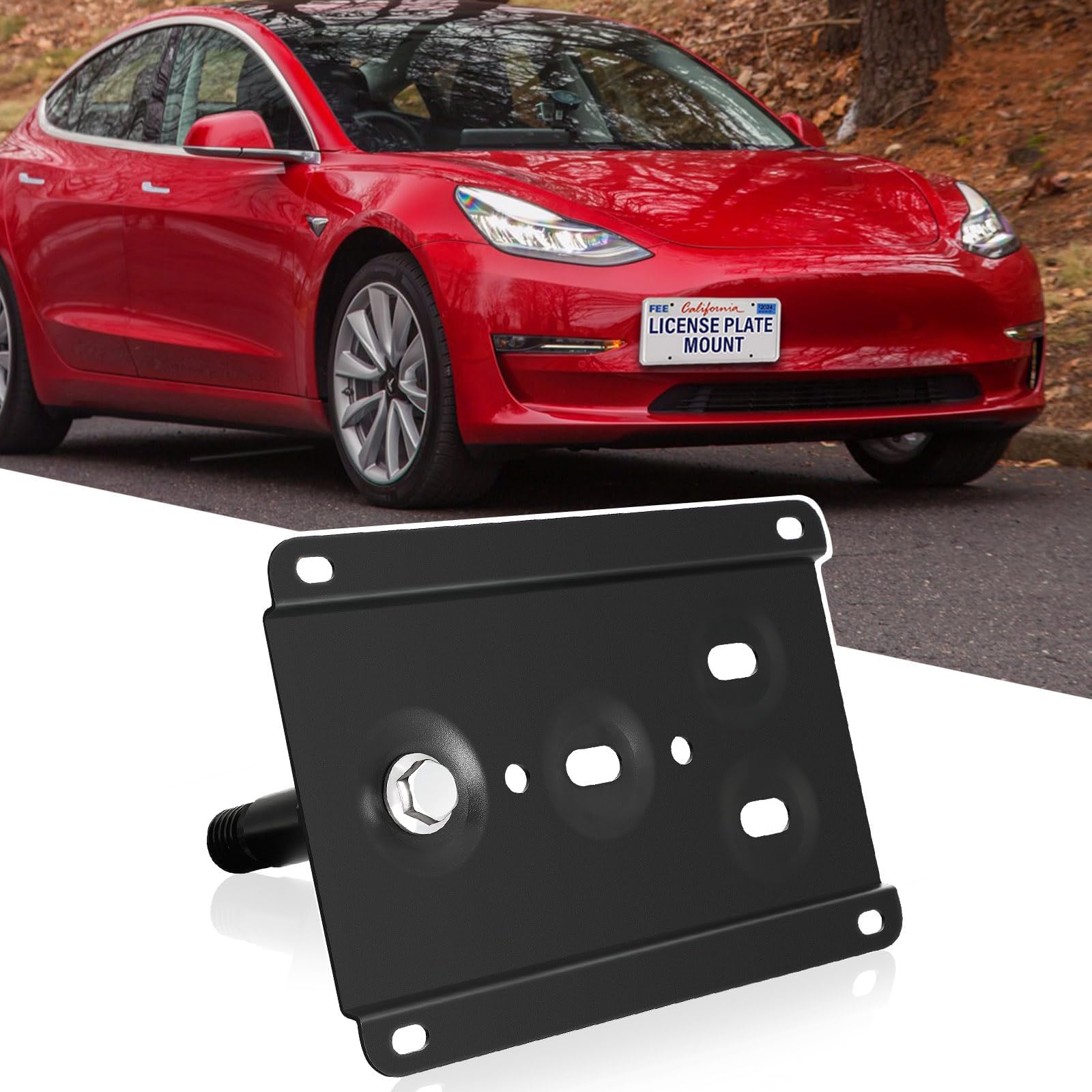 Photo 1 of ZYIMING Front License Plate Bracket for Tesla Model 3/Y
