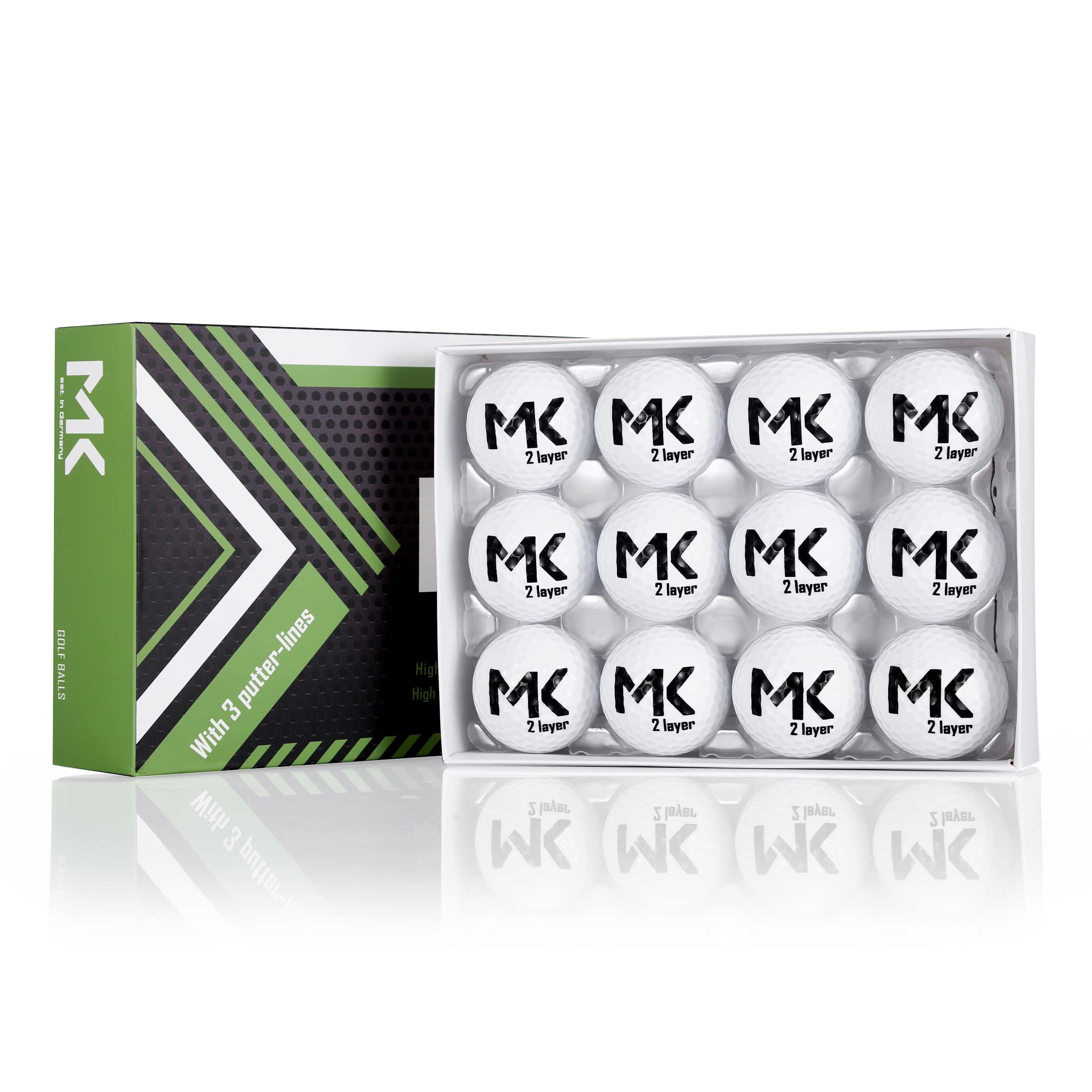 MK GolfBag Tour Pro Trolleybag 14 Fächer Getränkekühlfach Golftasche Rot wasserdicht Bag Golf und 12 Golfbälle gratis Paket