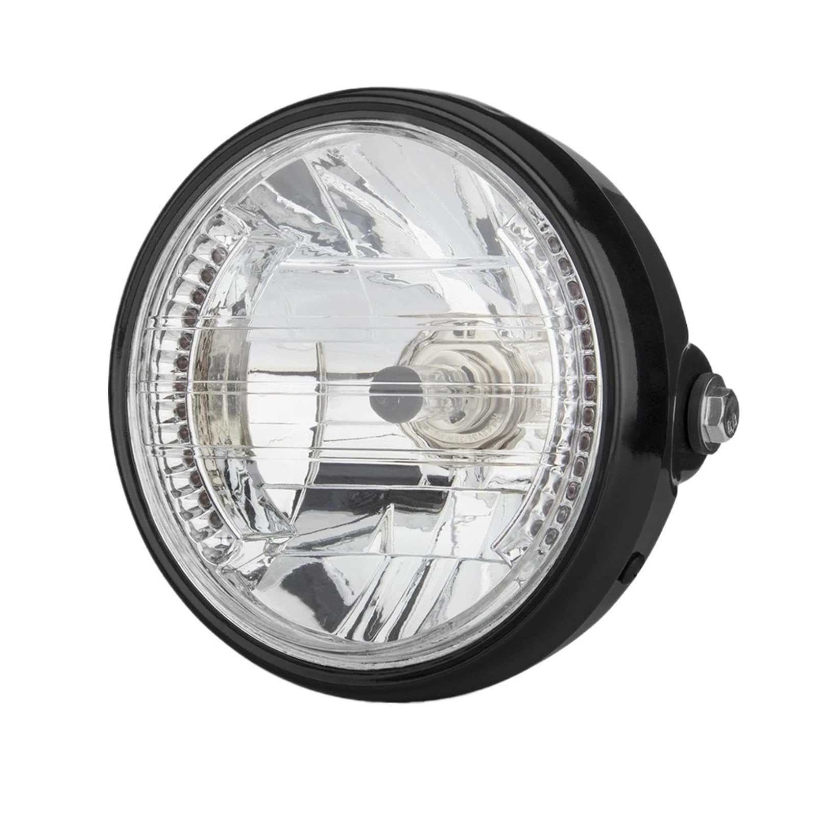 Światło Do Jazdy Pasuje do Harley 7 Cal reflektor motocyklowy z 9-przewodowym kierunkowskazem LED żarówka halogenowa przedni uchwyt mocujący reflektor Dirt Bike przednie światła(Lamp)