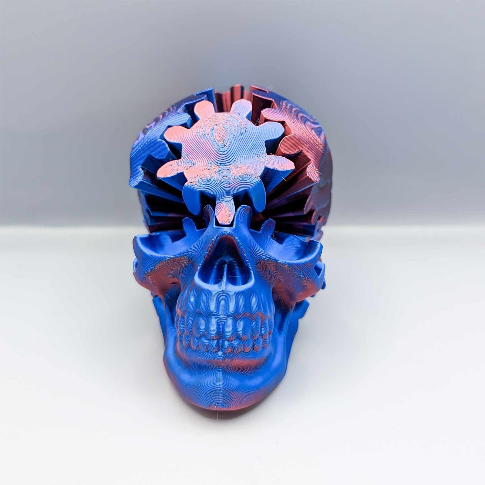 ファンタジースチームパンク　スカルアート立体コラージュ ハンドメイド宇宙　歯車 Amazon.co.jp: Skull | メカニカルスカル彫刻 | スチームパンク スカル