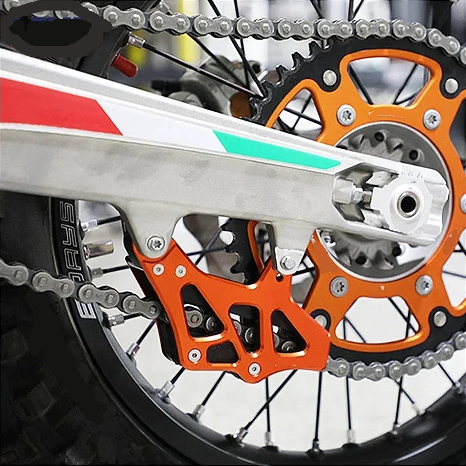 Kettenschutz Für Motorräder Von KTM (Sx Sxf Xc Xcf Xcw Xcfw Exc Excf 125 150 250 350 450 530) Auto & Motorrad