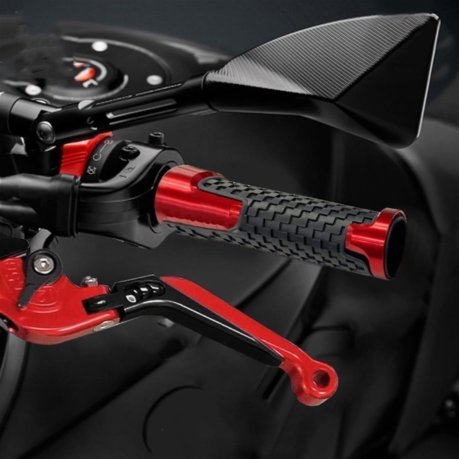 XIANHEN Poignées De Guidon De Moto Universelles En Aluminium, 22