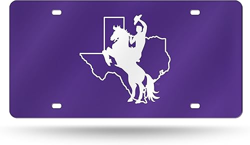 Miniatura 68 de Rico Industries Placa de matrícula de metal con incrustaciones láser de Florida Gators de la NCAA plateado,Alternativo,Negro -,Negro/Plata,Azul,azul
