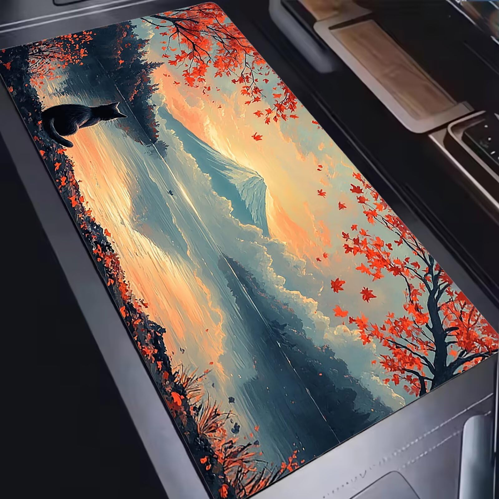 Podkładka pod mysz 1200x600mm Podkładka pod mysz dla graczy, podkładka pod mysz na biurko ultra cienka antypoślizgowa gumowa podstawa zmywalna lepsza prędkość ulepszona precyzja PC, komputer, praca