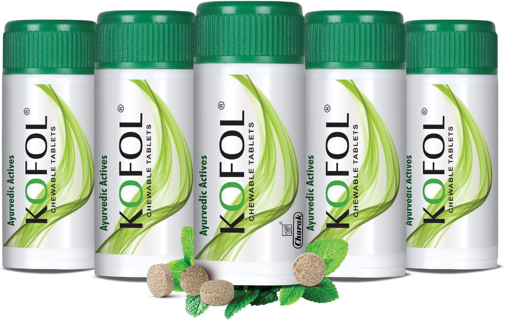 Charak Pharma Kofol Chewable Tablet for Cough, Sore Threat