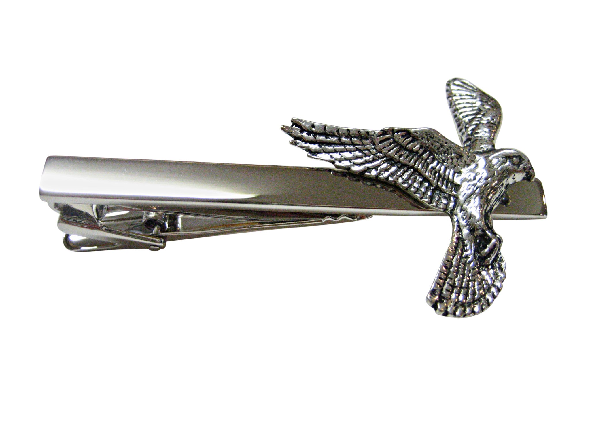 Kiola Designs Kestrel Falcon Bird Square Tie Clip