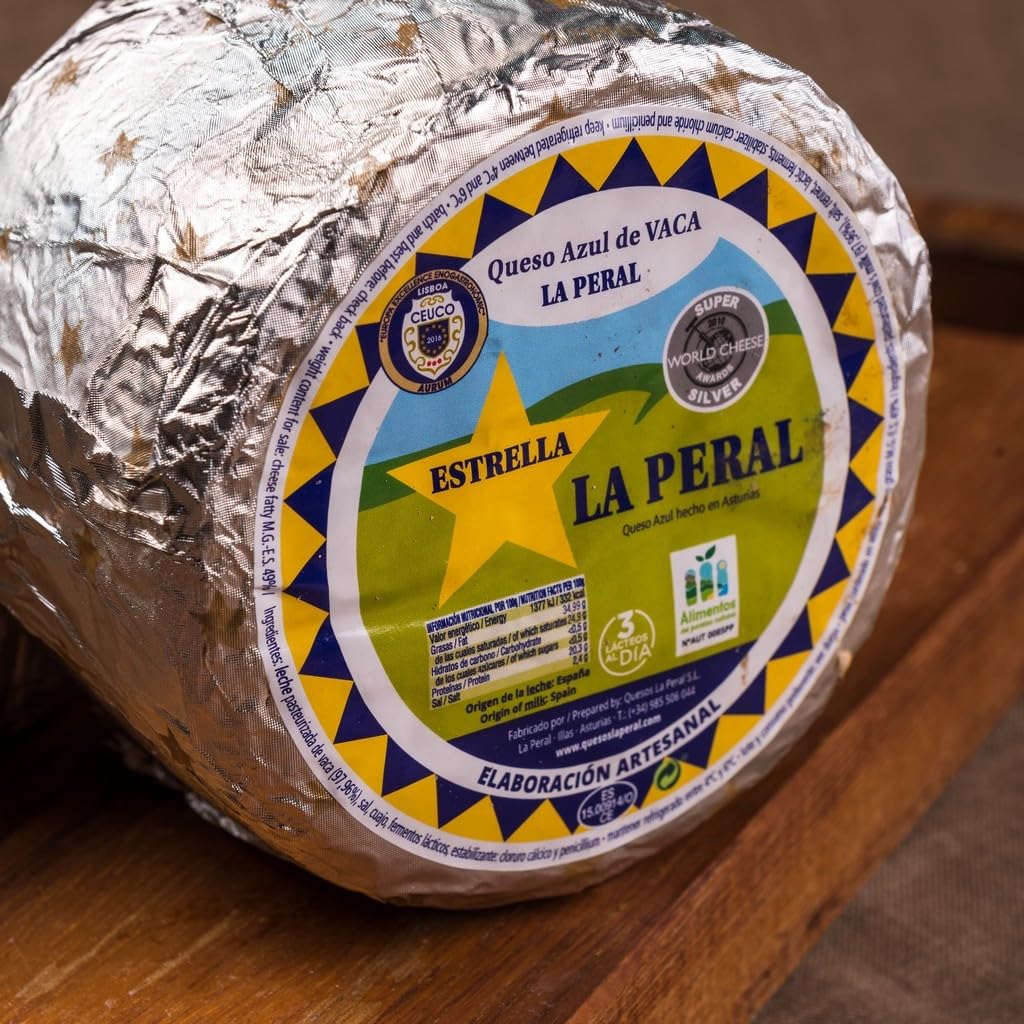 QUESO ASTURIANO SEMI-AZUL "LA PERAL" DE ILLAS (750 grs.)