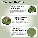 KYNYK Yoga Mat for Women & Men - TPE Eco Friendly 6mm thickness Non Slip Exercise Mat for Home Workout Pilates Floor Exercises Gymnastics Meditation with carry Bag & strap gallery image