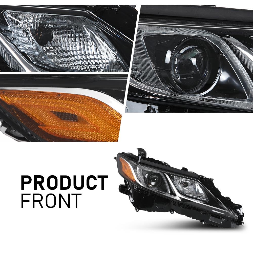 Amazon.com: G-PLUS Right Headlight Assembly, Fit Toyota Camry LE