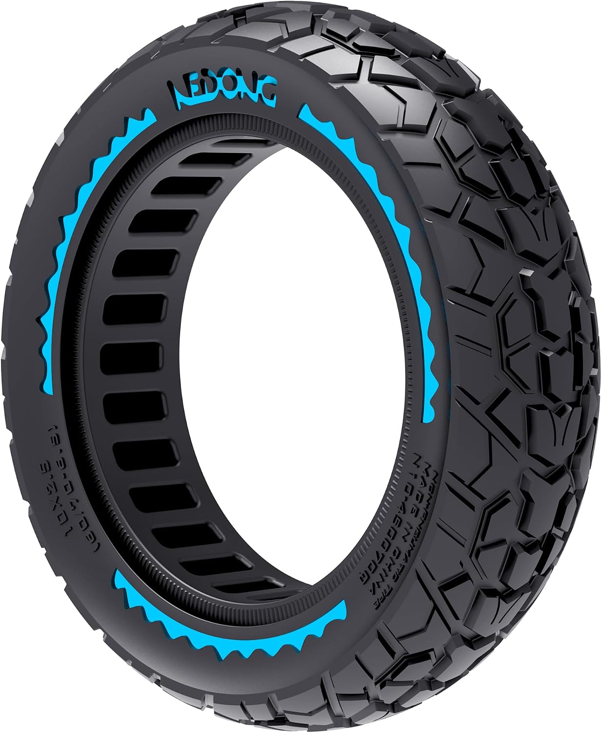 10x2.5 Scooter Tires 2-Pack Tubeless - 60/70-6.5 Airless Off-Road Replacement for Segway Ninebot Max G30/G2, Gotrax G6/G5/G MAX/ECLIPSE