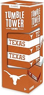 Baby Fanatic Sports Fan Games - Texas Longhorns Tumble Tower, Officially Licensed