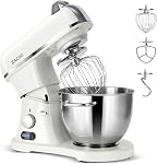 ZACME 8.4QT Commercial Stand Mixer 800W with Aluminum Die Casting Meets the Standard of NSF/ANSI 8-2023, Mixers Kitchen Electric Stand Mixer with Stainless Steel 8L Bowl, Dough Hook, Whisk and Beater