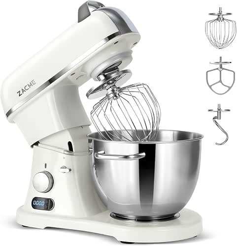 ZACME 8.4QT Commercial Stand Mixer 800W with Aluminum Die Casting