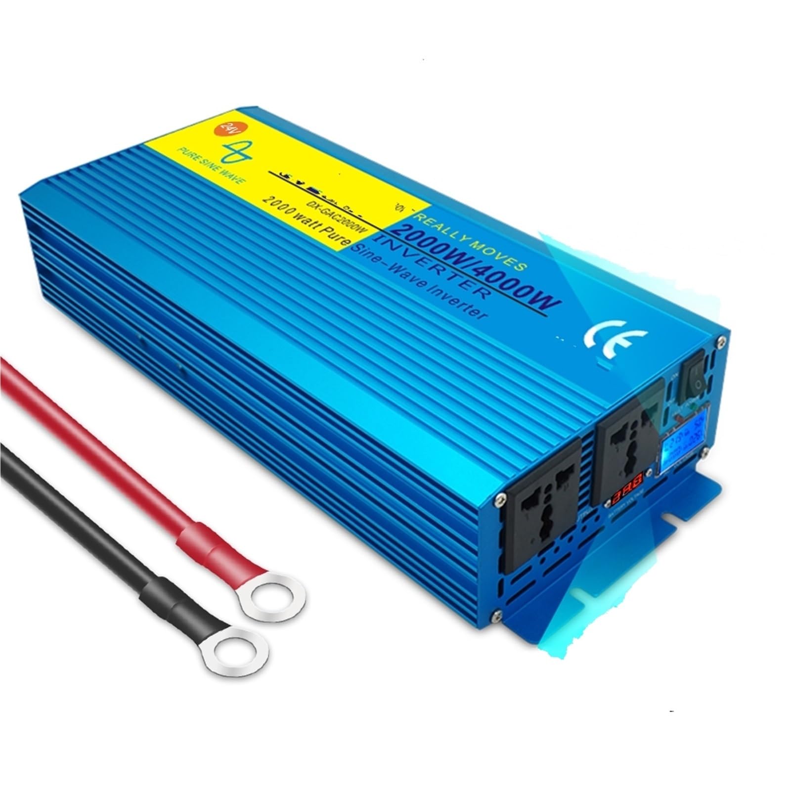 Inversor Inversor De Onda Sinoidal Pura De 2000 W A 8000 W CC 24 V 110 V Inversor De Energía Solar para Caravanas Viajes Al Aire Libre(2000W-4000W)