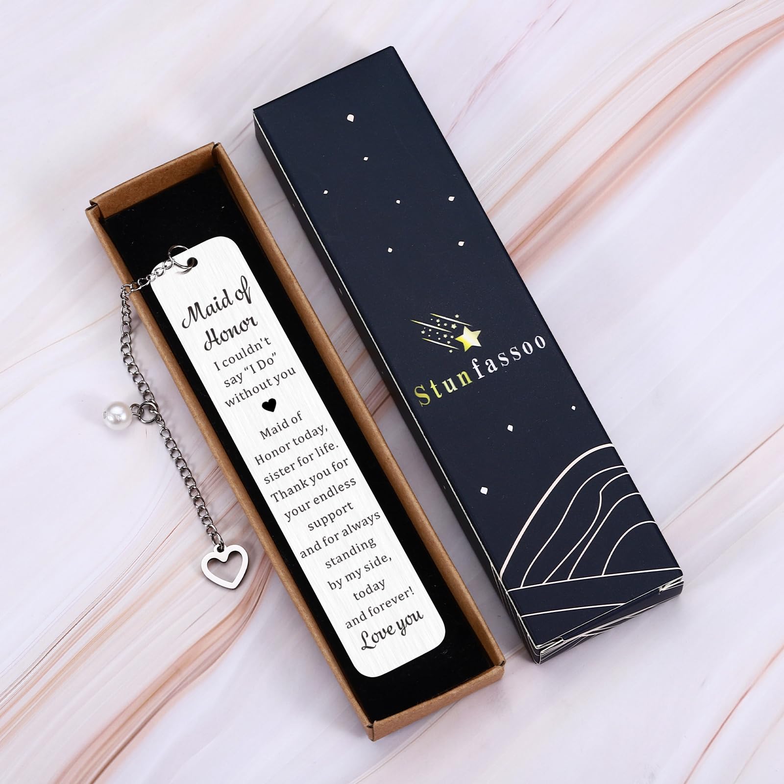 Maid of Honor Gifts Bookmark, Bridesmaid Gift from Bride, Maid of Honor Proposal Gifts, Bridesmaid Proposal Gift, Bridal Shower Bachelorette Party Wedding Present for Maids of Honors Bridesmaids