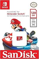 Vista 2 de SanDisk - Tarjeta micro SD Nintendo Switch de 128 GB para Switch, Switch OLED y Switch Lite tarjeta de memoria de 128 GB de alta velocidad