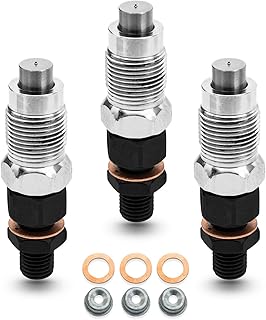 RANSOTO 16032-53900 Fuel Injectors Compatible With Kubota D1105 V1305 D1005 V1505 V1205 D905 Engine Excavator Loader Mower Tractor Replace part number 16032-53902 1903-3017 Pack of 3
