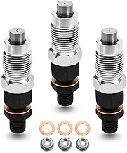 16032-53900 Fuel Injectors Compatible With Kubota D1105 V1305 D1005 V1505 V1205 D905 Engine Excavator Loader Mower Tractor Replace part number 16032-53902 1903-3017 Pack of 3