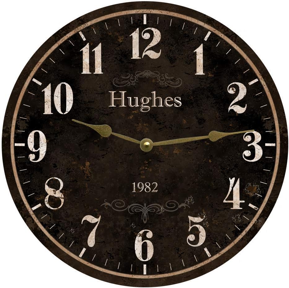 Family Name Clock. Personalized Family Name Clock