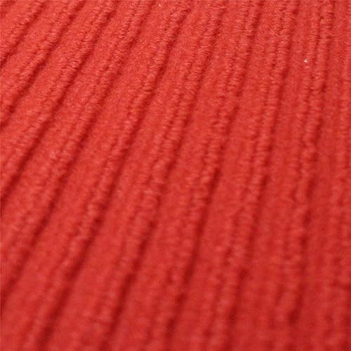 Miniatura 7 de Tapete rojo de 16 x 24 pulgadas con parte trasera de goma, duradero, antideslizante, tapete de entrada para zapatos, tapete rascador de zapatos para