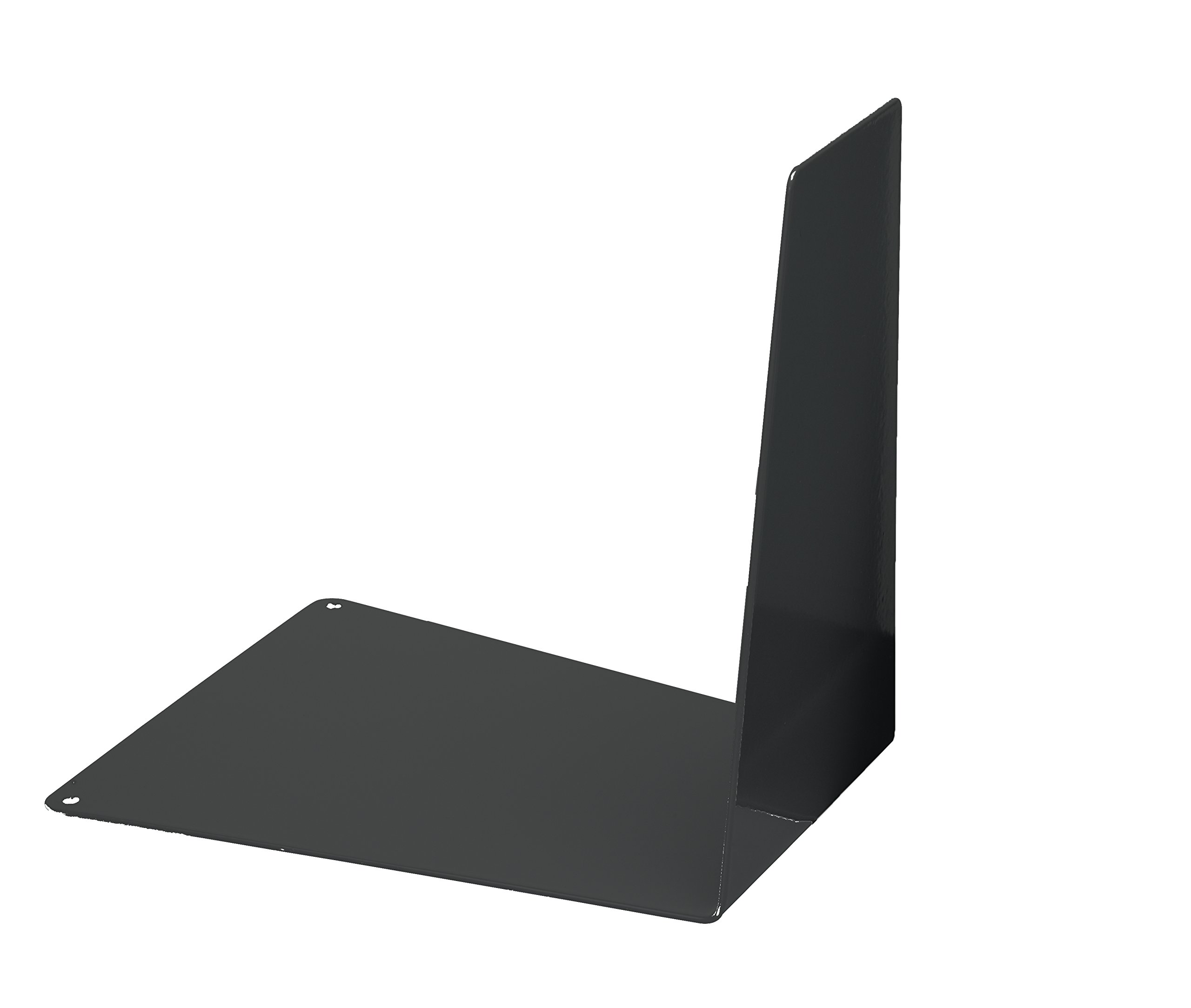 Alco-Albert sujetalibros metal, 120 x 140 x 145 mm, cónica, 1 par, color negro