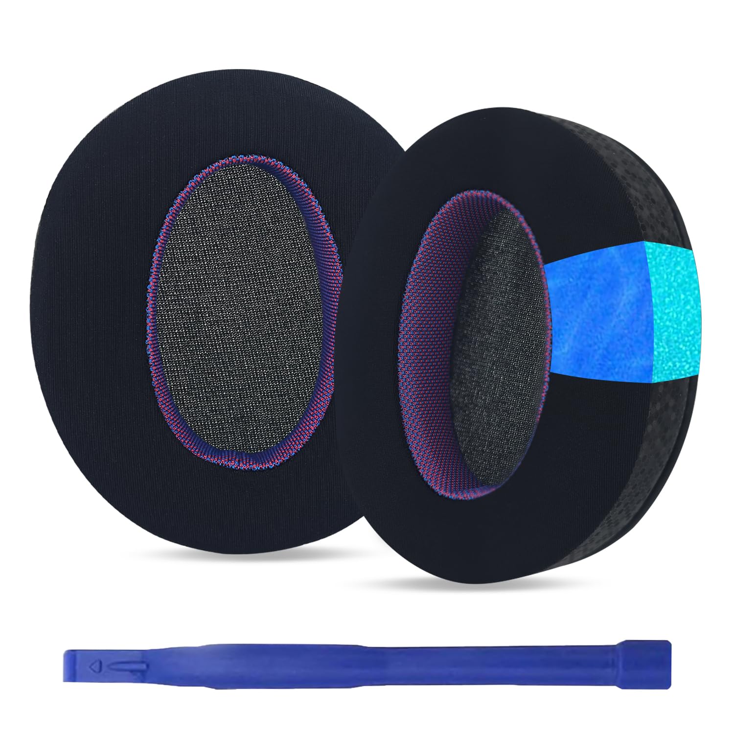 Aiivioll Ear Pads for Sony WH-CH700N/WH-CH710N/WH-CH720N/ZX770BN Headphones, Replacement Earpads with Ice Silk Cloth and Memory Foam, Ice Feel Gel Ear