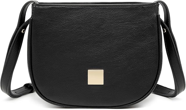 Miss Lulu Crossbody Bag for Women Vintage Saddle Handbags Shoulder Bags with Adjustable Strap