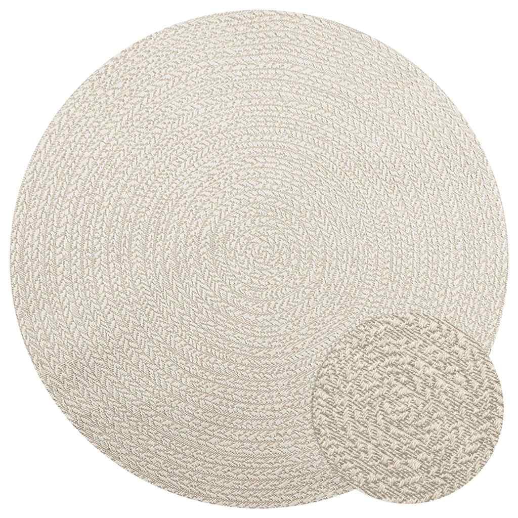Tapis extérieur en polypropylène aspect jute 80x150 cm pour terrasse