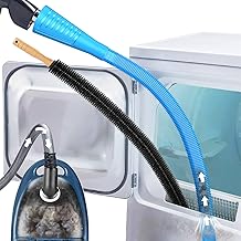Sealegend 2 Pieces Dryer Vent Cleaner Kit and Dryer Lint Brush Vacuum Hose Attachment Brush Lint Remover Power Washer and Dryer Vent Vacuum Hose Replacement Parts