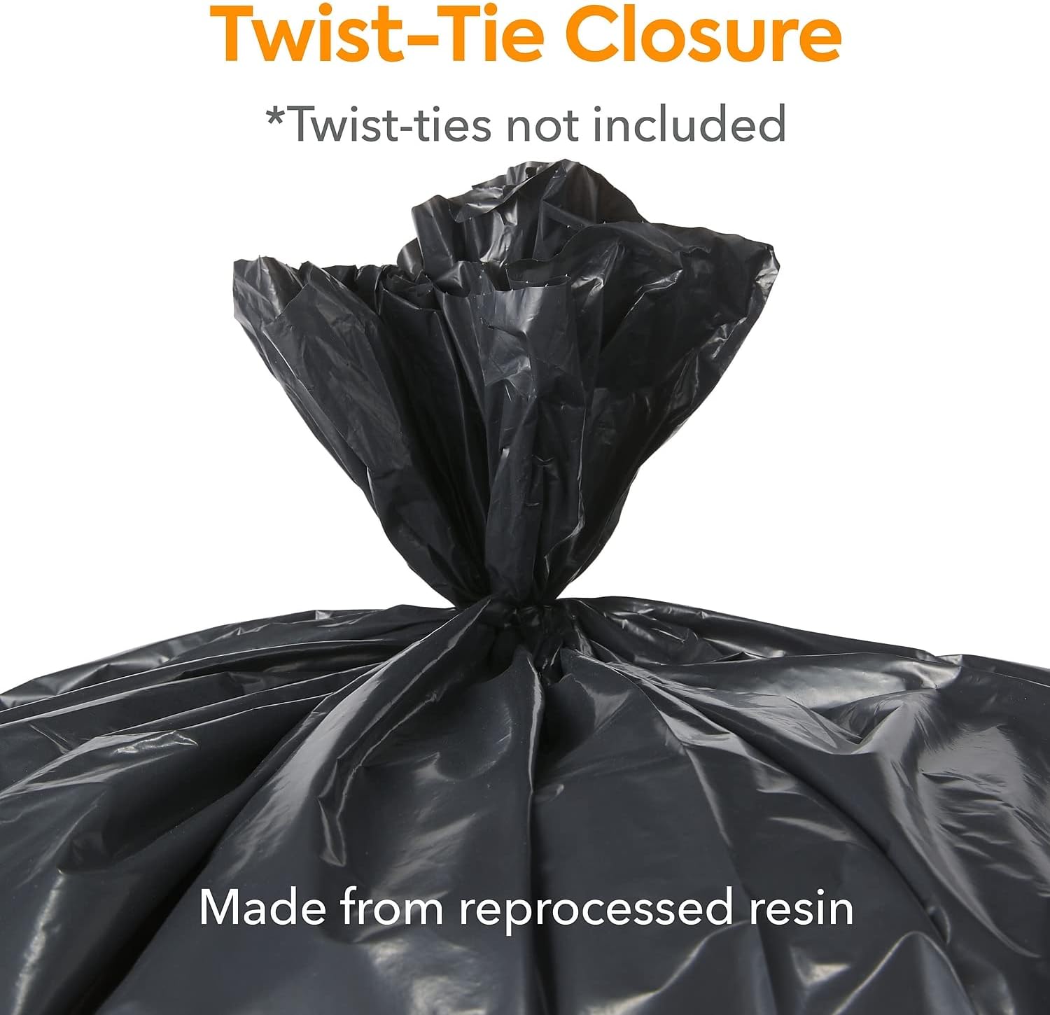Coastwide Professional 20-30 Gallon Trash Bag, 30" x 36", Low Density, 1.35 mil, Black, 150 Bags/Box