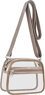 USPECLARE Clear Bag for Stadium Events Clear Sports Fan Handbags Purses