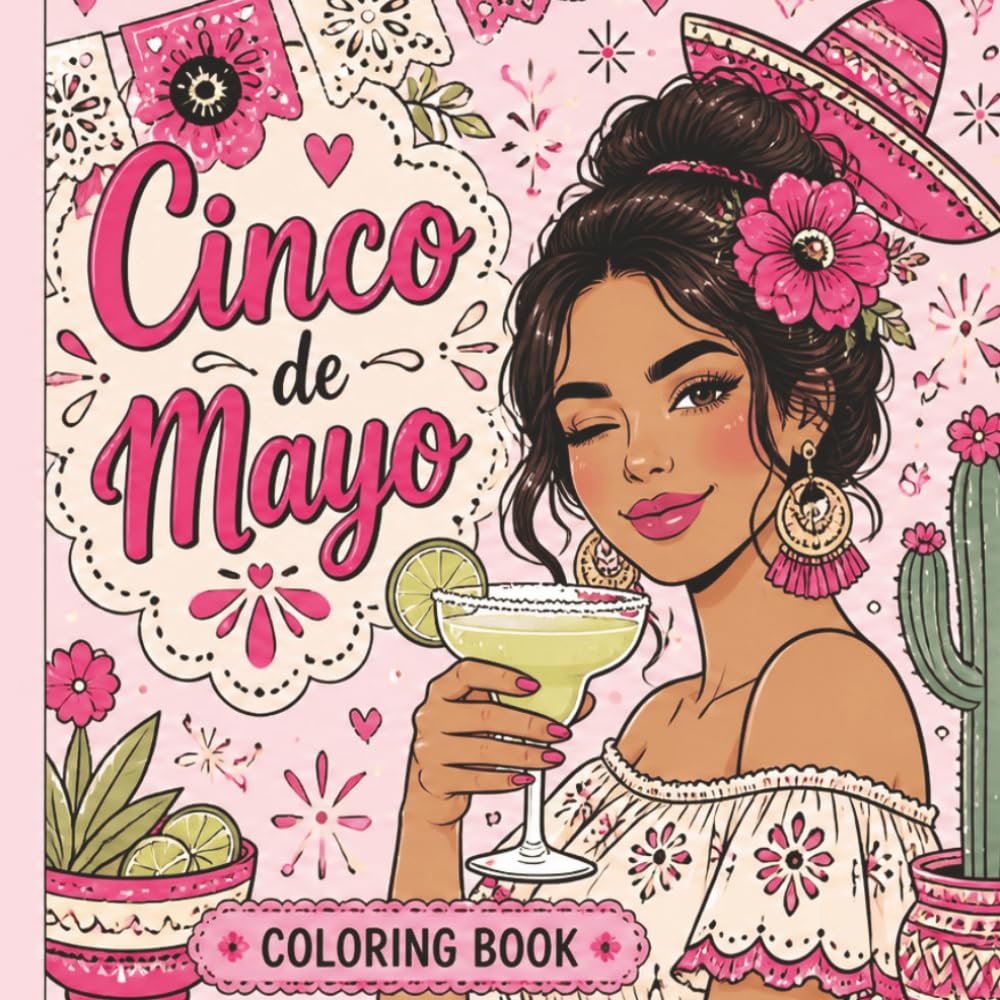 Cinco De Mayo: Coloring Book for Adults