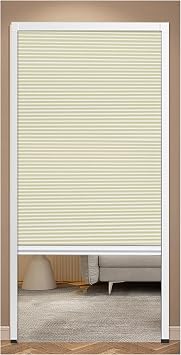 No Drill Honeycomb Folding Sliding Door, Pull-Down Invisible Sliding Accordion Door, Multifold Interior Doors for Closet Kitchen Bedroom White WxH 80x80in