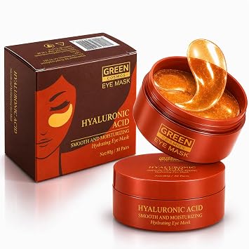 Under Eye Patches for Dark Circles & Puffiness, 30 Pairs Hydrogel Eye Masks with Hyaluronic Acid & Collagen, Depuffing, Cooling & Hydrating Eye Patches for Fine Lines, Women & Men