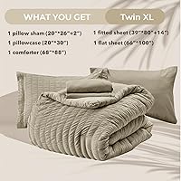 Vista 574 de HYMOKEGE - Juego de edredón tamaño king, color negro y rojo, de sirsaca, de 7 piezas, para todas las estaciones, en una bolsa, para dormitorio